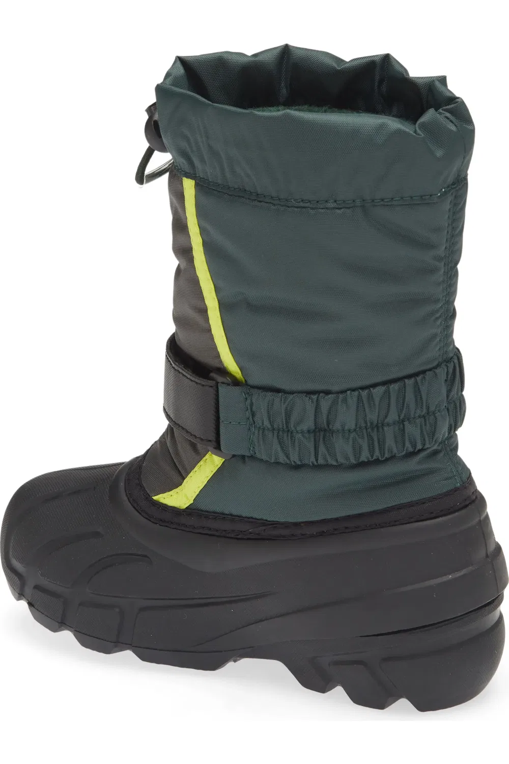 Детские ботинки утепленные непромокаемые Flurry Weather Resistant SOREL, Spruce/Grill — фото 2