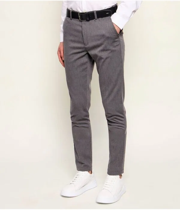 Мужские чиносы H-Kaiton1 Slim Fit BOSS, серый