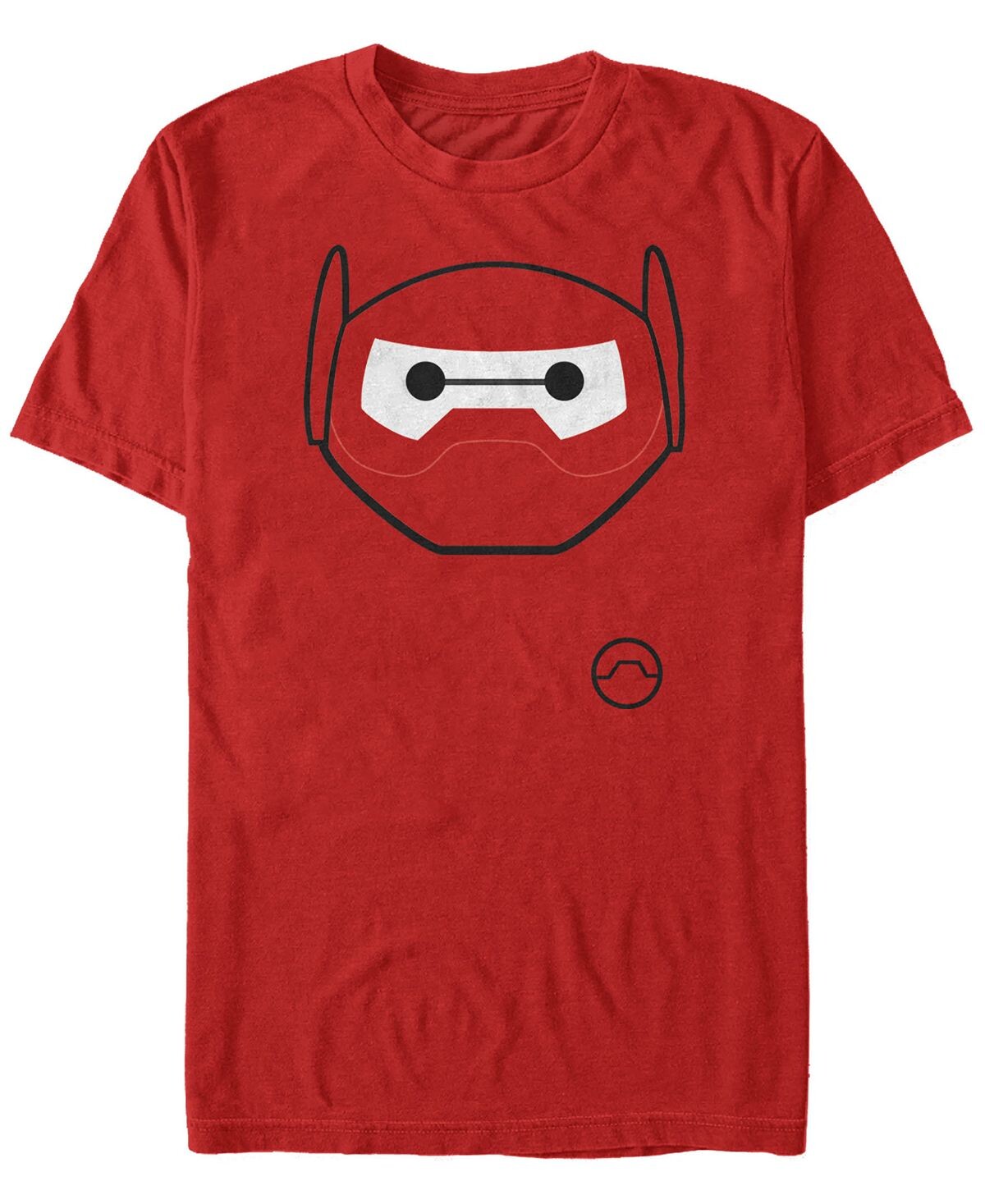 

Костюм большого героя disney men's big hero 6 baymax mask big face футболка с коротким рукавом футболка с коротким рукавом Fifth Sun, красный