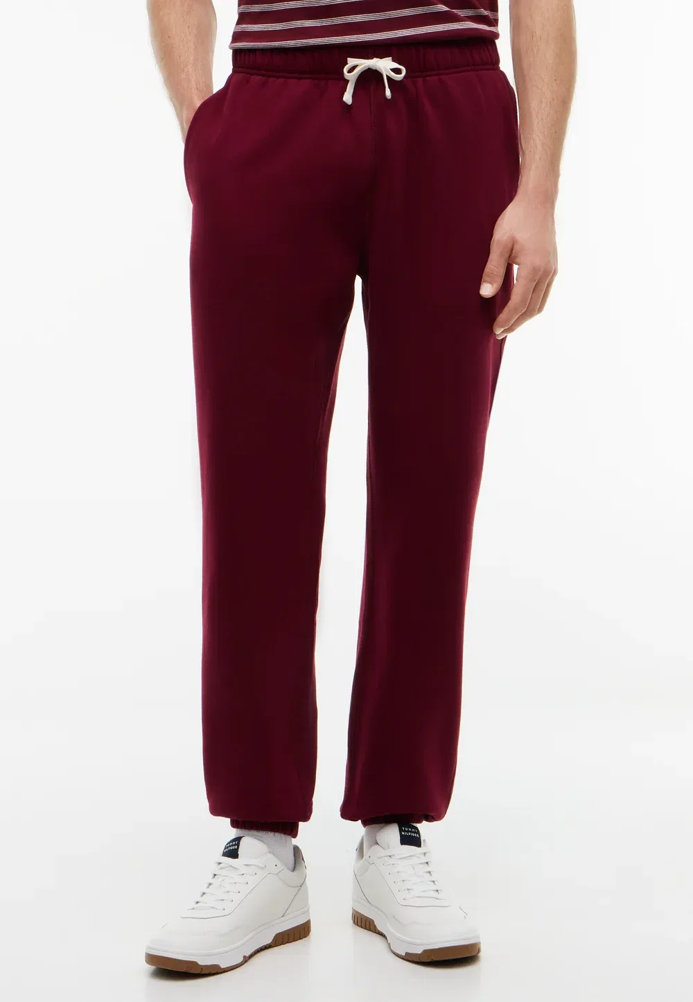 Необходимые вещи - спортивные штаны Tommy Hilfiger, Burgundy