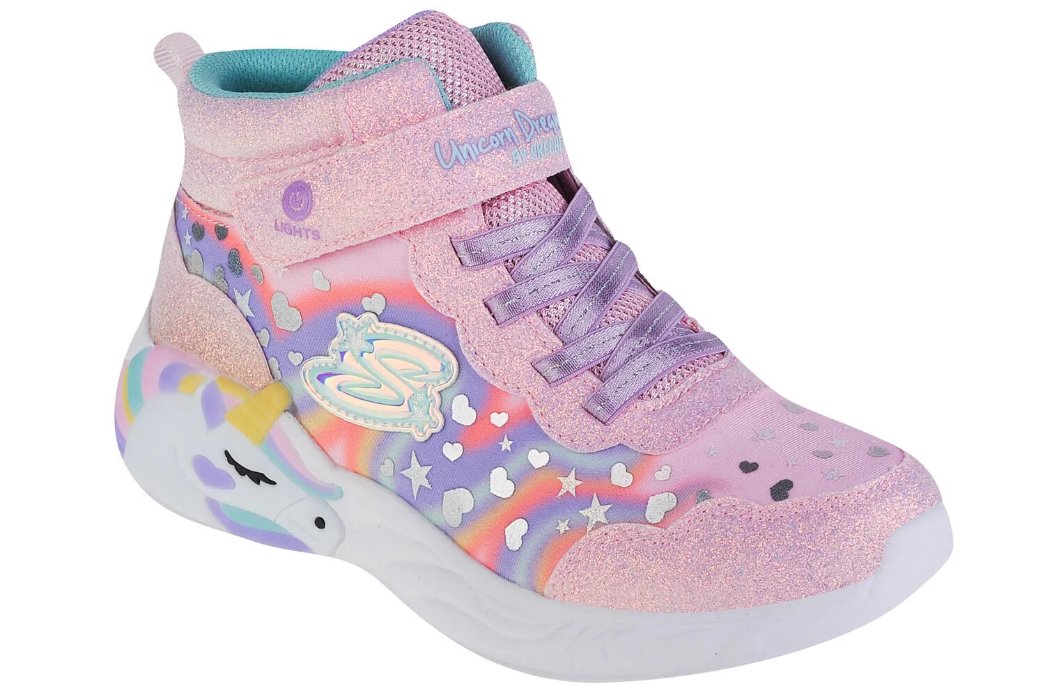 Детские кроссовки для девочек Unicorn Dreams Magical Dreamer Skechers, Rosa