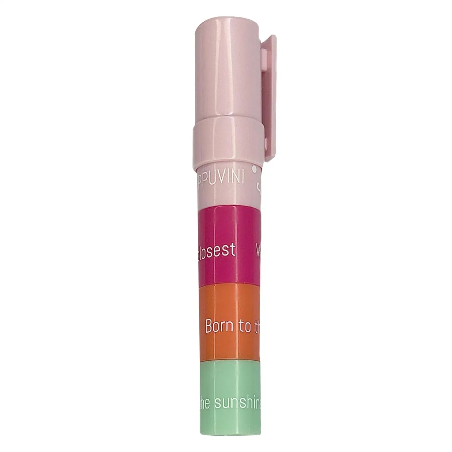 Тinted Lip Balm, 4 Colours, Natural Shine with Filling Effect, 4 x 1 g Generisch