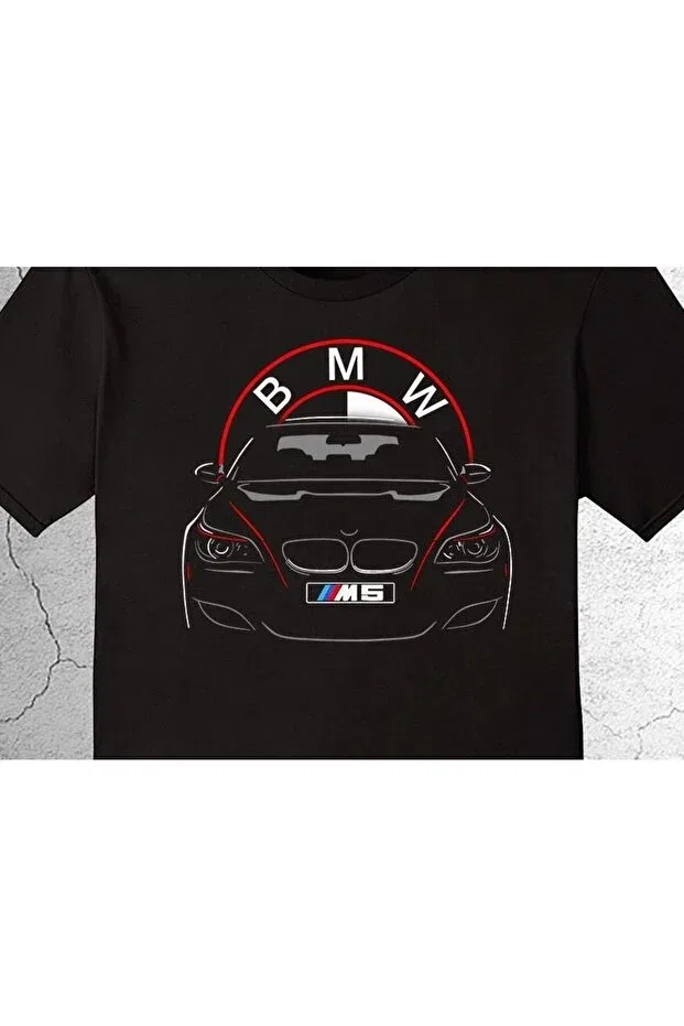Детская футболка для девочек с принтом BMW M Power M Sport Car Svart Wear, Black — фото 2