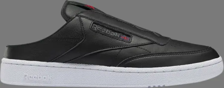 

Кроссовки club c laceless mule 'black grey' Reebok, черный, Черный;серый, Кроссовки club c laceless mule 'black grey' Reebok, черный