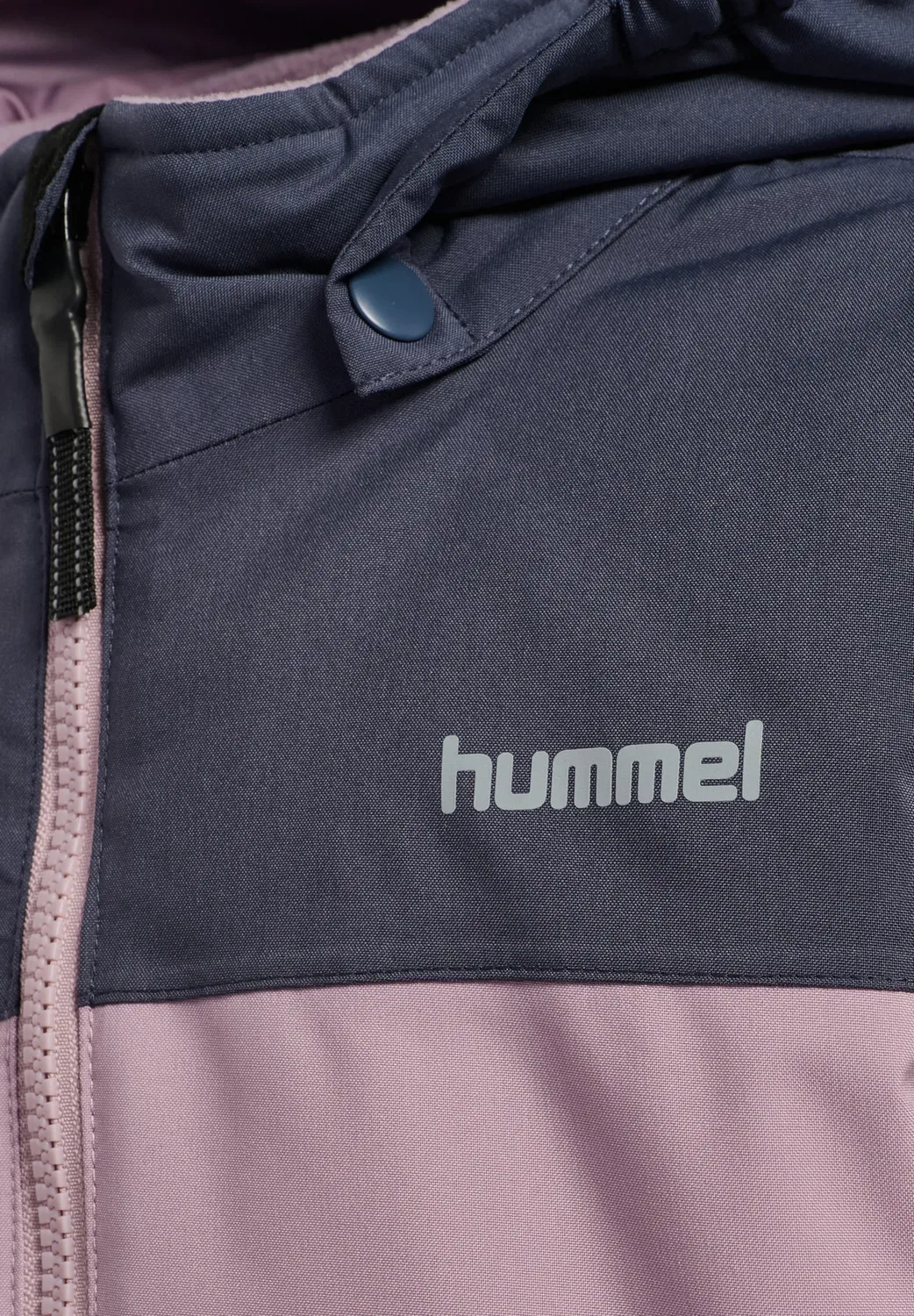 Куртка Hmljr block WP унисекс - водонепроницаемая куртка Hummel, Sea Fog — фото 3
