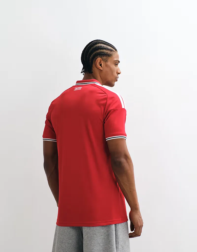 Домашняя футболка Манчестер Юнайтед сезона 26/27 от Adidas, красный — фото 4