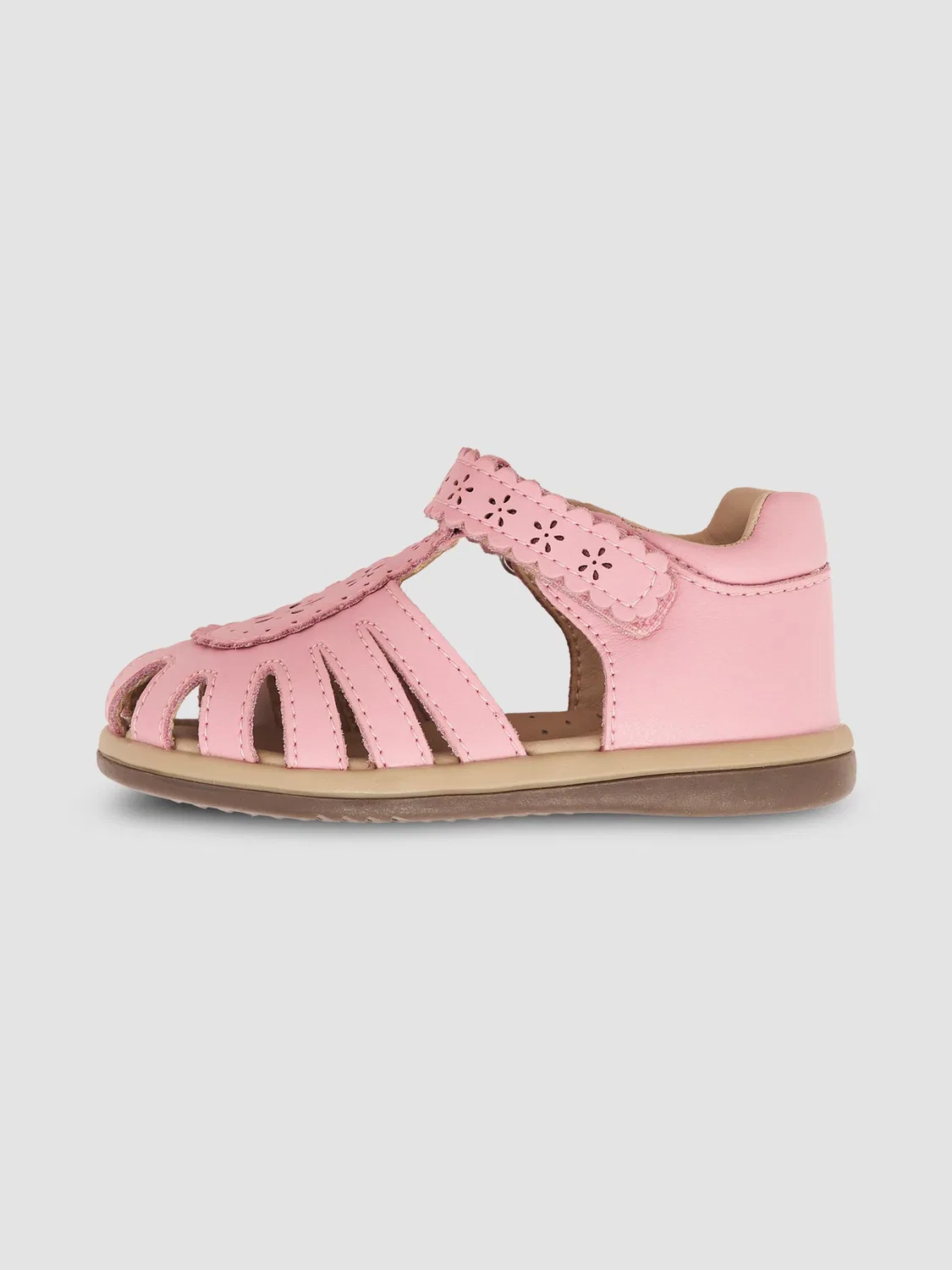Сандалии с закрытым носком Pink Pretty, JoJo Maman Bébé, розовый — фото 4
