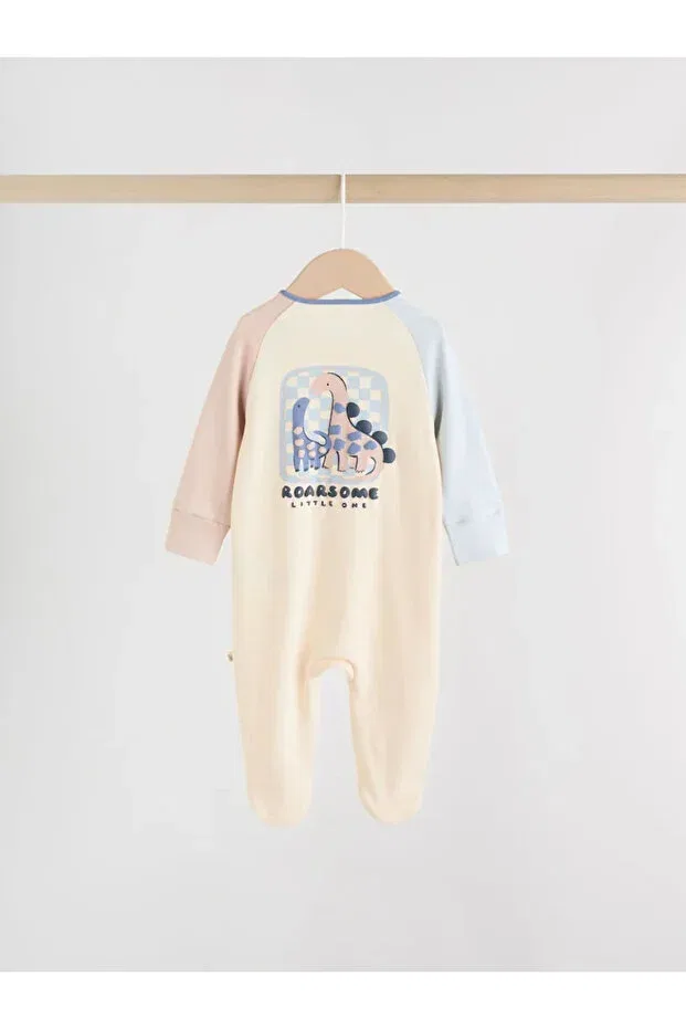Детский комбинезон-спальный мешок с принтом 4-предметный набор Next Baby, Navy Blue — фото 4