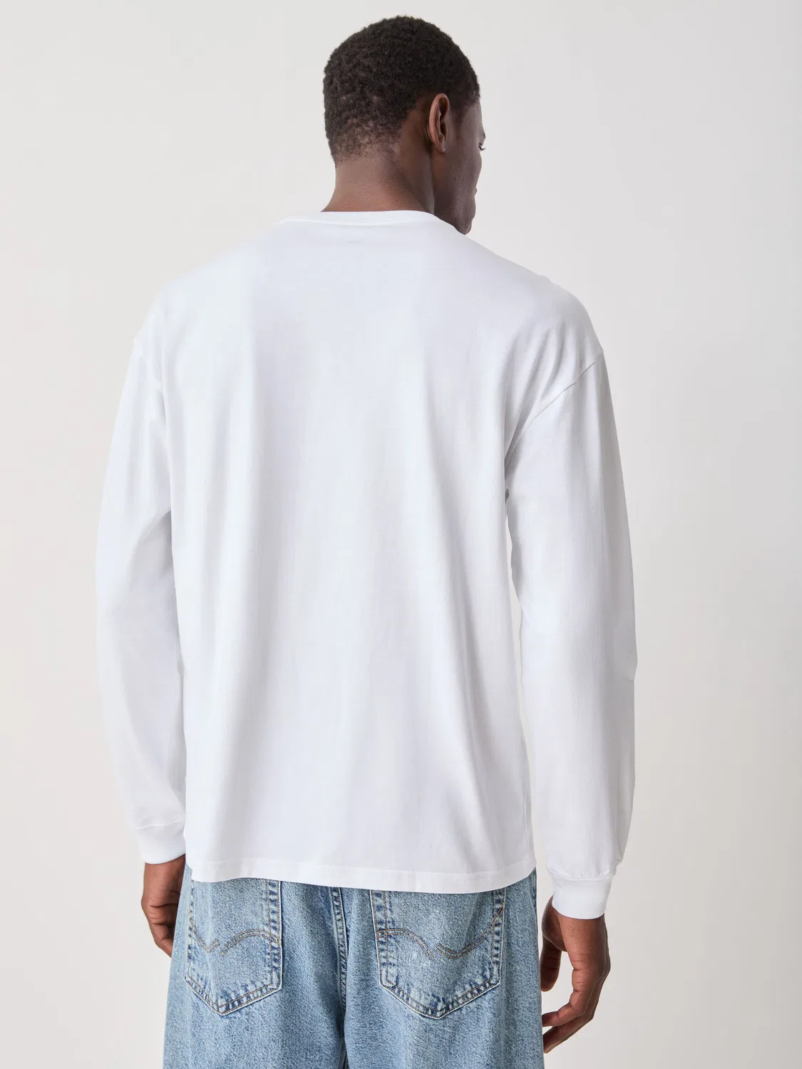 Футболка с длинным рукавом Trefoil Essentials, adidas Originals, белый — фото 3