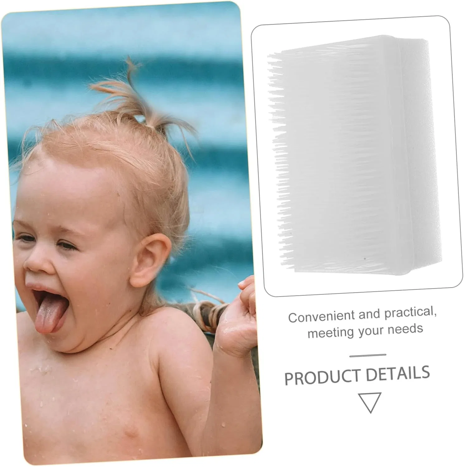 Массажная щетка Wilbarger Therapy Brush, 2 шт, белый Generisch — фото 3