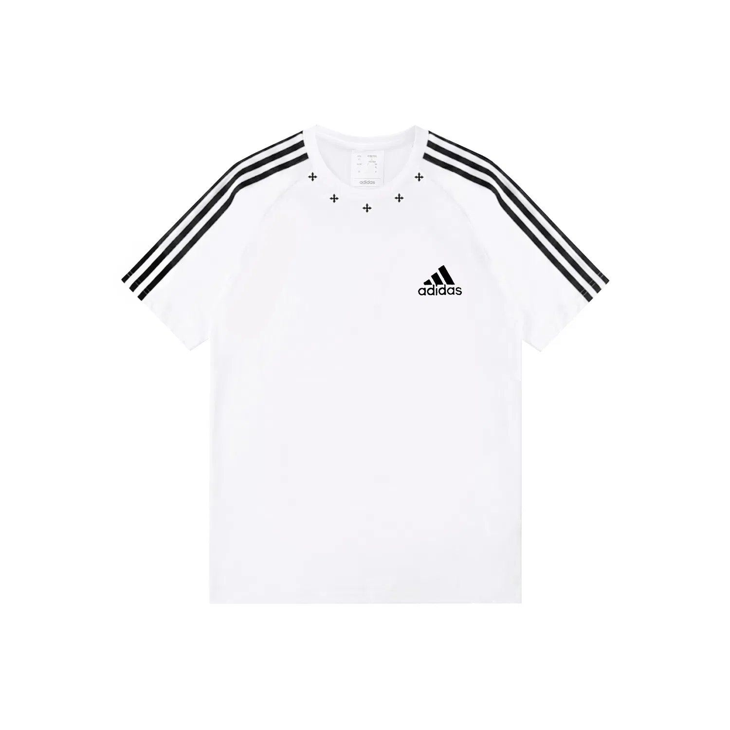 Футболка унисекс с круглым вырезом, прямого кроя, ESSENTIALS, Adidas, White