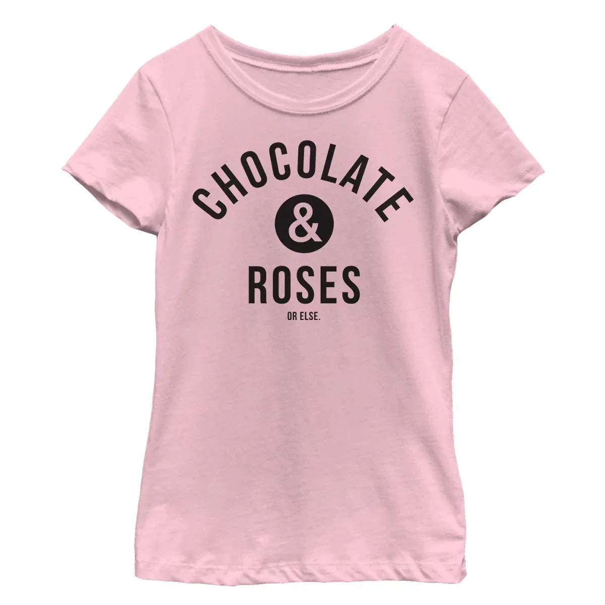 Детская футболка с принтом Chocolate and Roses LOST GODS, Light Pink