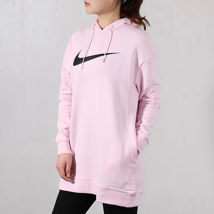 Худи с принтом Swoosh Nike, розовый — фото 4