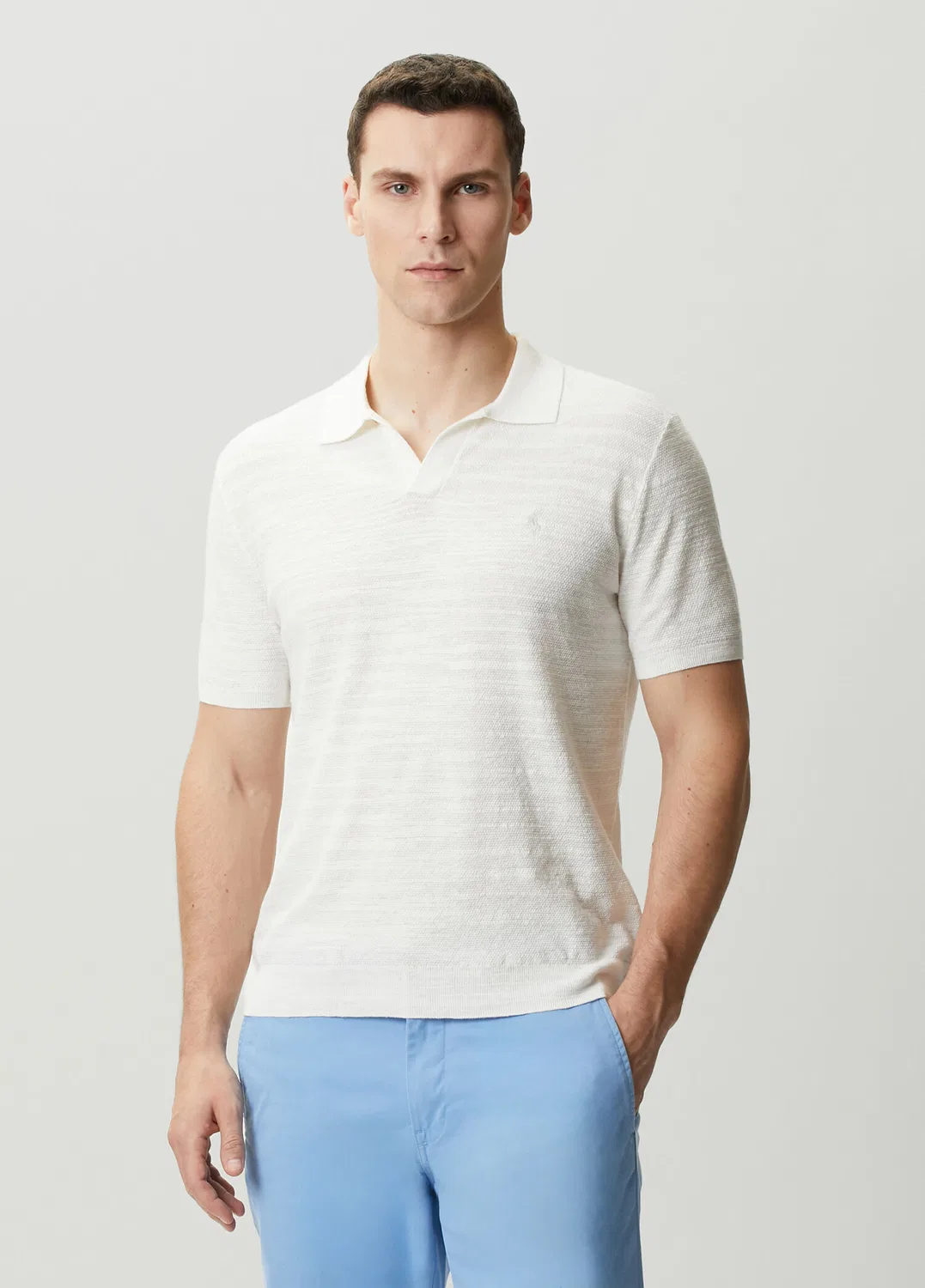 Свитер поло Polo Ralph Lauren, белый