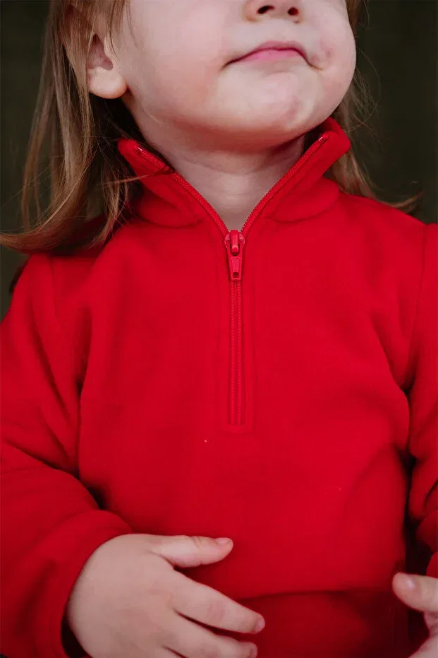 Детские свитшот для мальчиков на молнии Lilabio, Red — фото 4