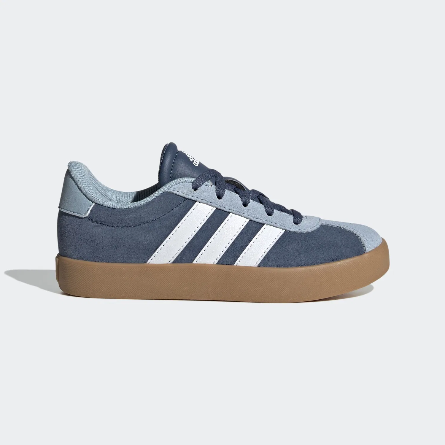 Детские кожаные кроссовки с амортизацией Adidas Sportswear, Preloved Ink/Ftwr White/Wonder Blue — фото 2