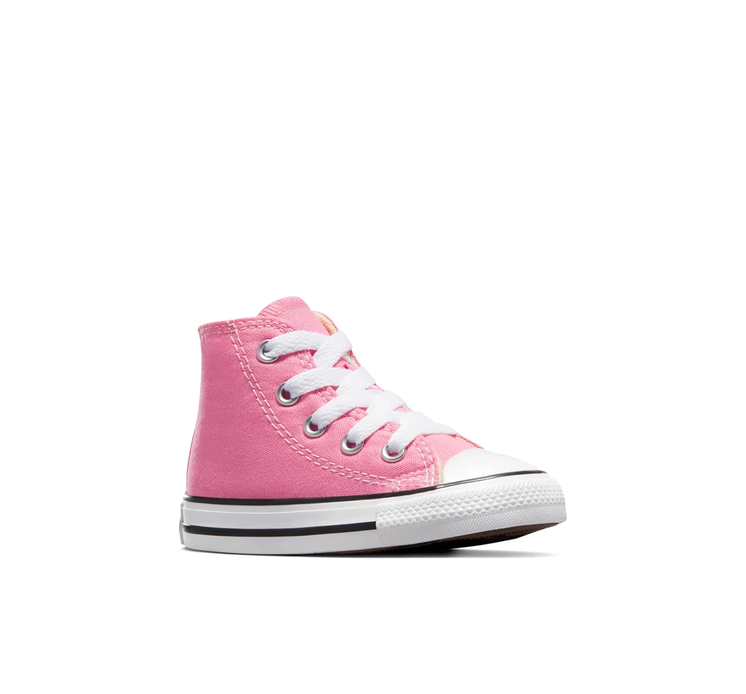 Детские кроссовки для девочек с металлическим покрытием Converse, Pink — фото 3