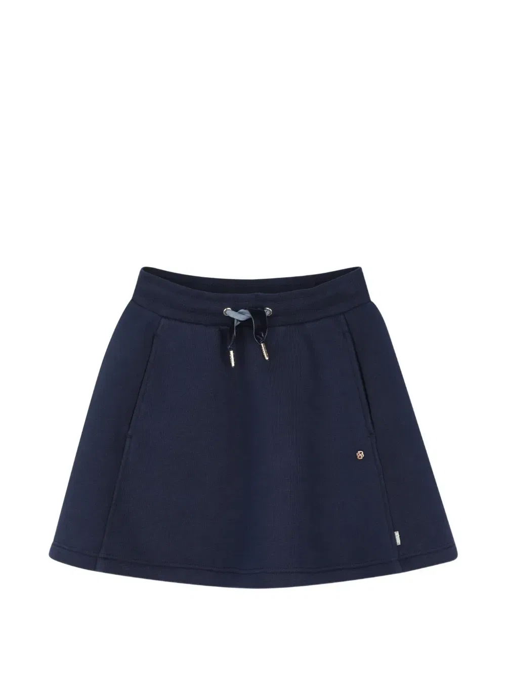 Расклешенная юбка с кулиской Boss Kidswear, синий