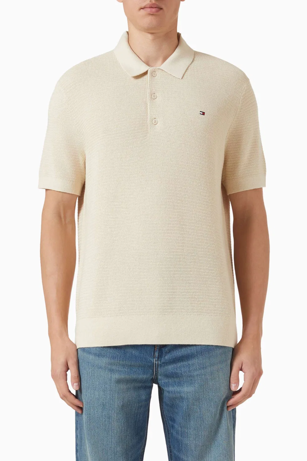 Поло хлопковое Tommy Hilfiger