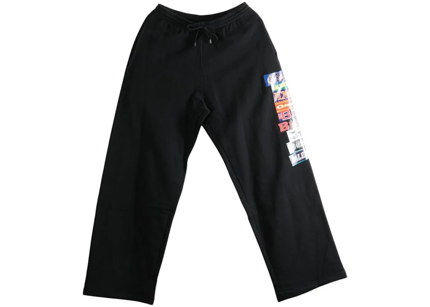 Мужские спортивные штаны с принтом Sweatpants Balenciaga, Black