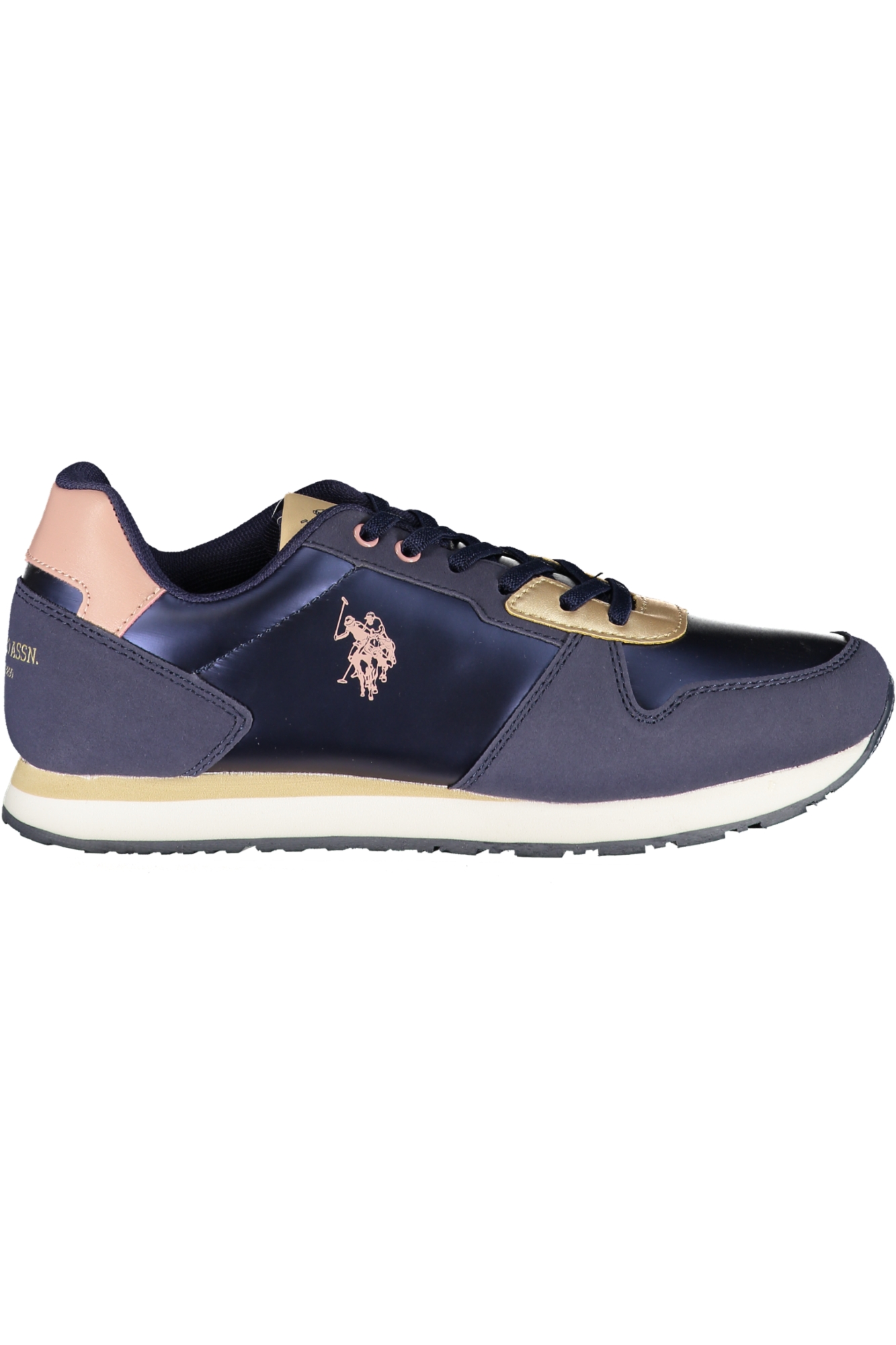 Кроссовки U.S. Polo Assn. для женщин, синий / розовый