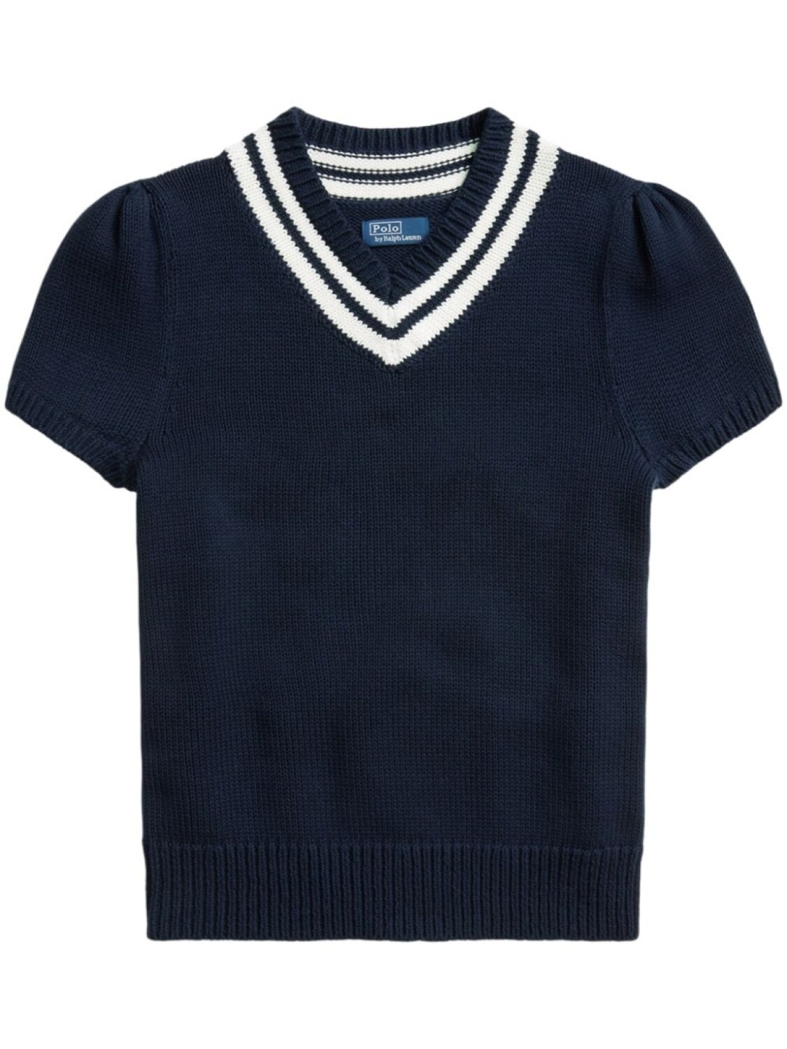 

Polo Ralph Lauren трикотажный топ с короткими рукавами, синий