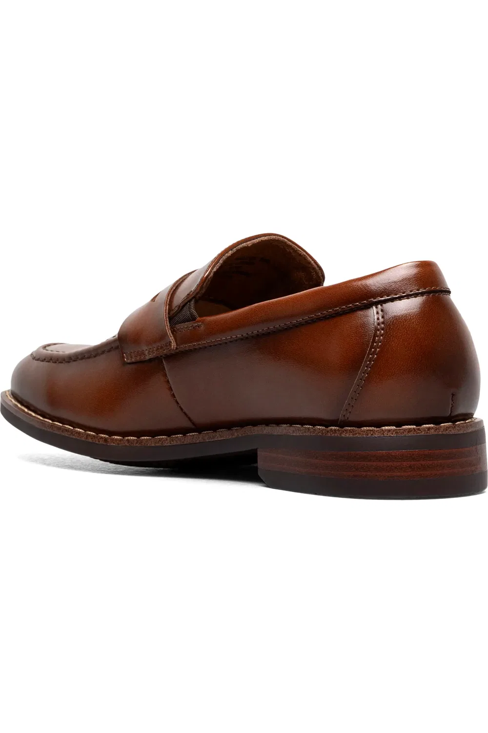 Детские туфли лоферы с мыском мокасин Rucci Florsheim, Cognac — фото 2