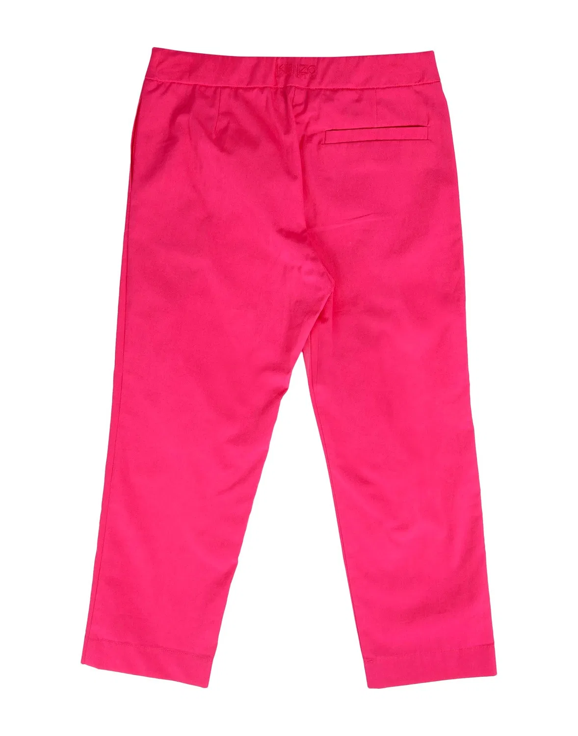 Детские брюки для девочек хлопковые Kenzo Kids, фуксия — фото 2
