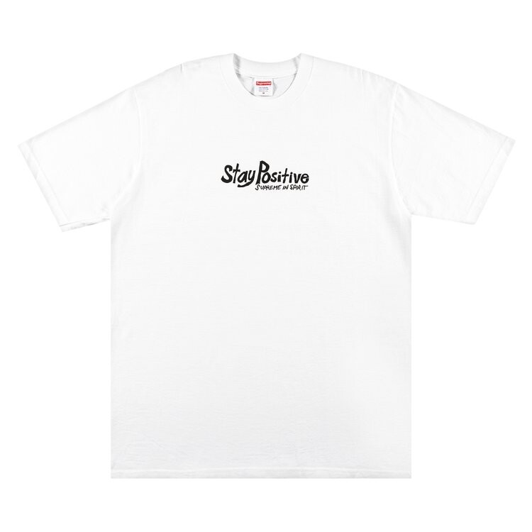 

Футболка Supreme Stay Positive Tee 'White', белый