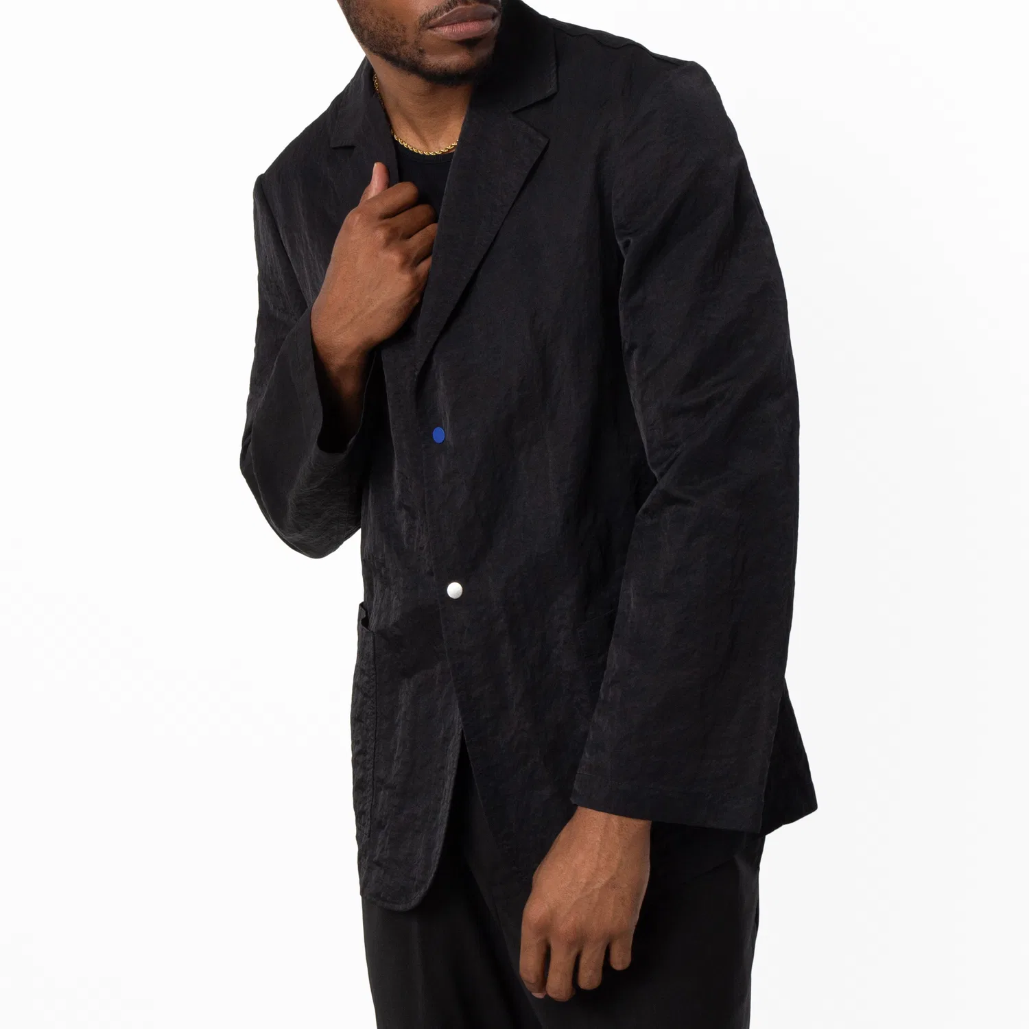 Пиджак удлиненный из нейлона Nylon Tailored Blazer Jacket Burberry, Black