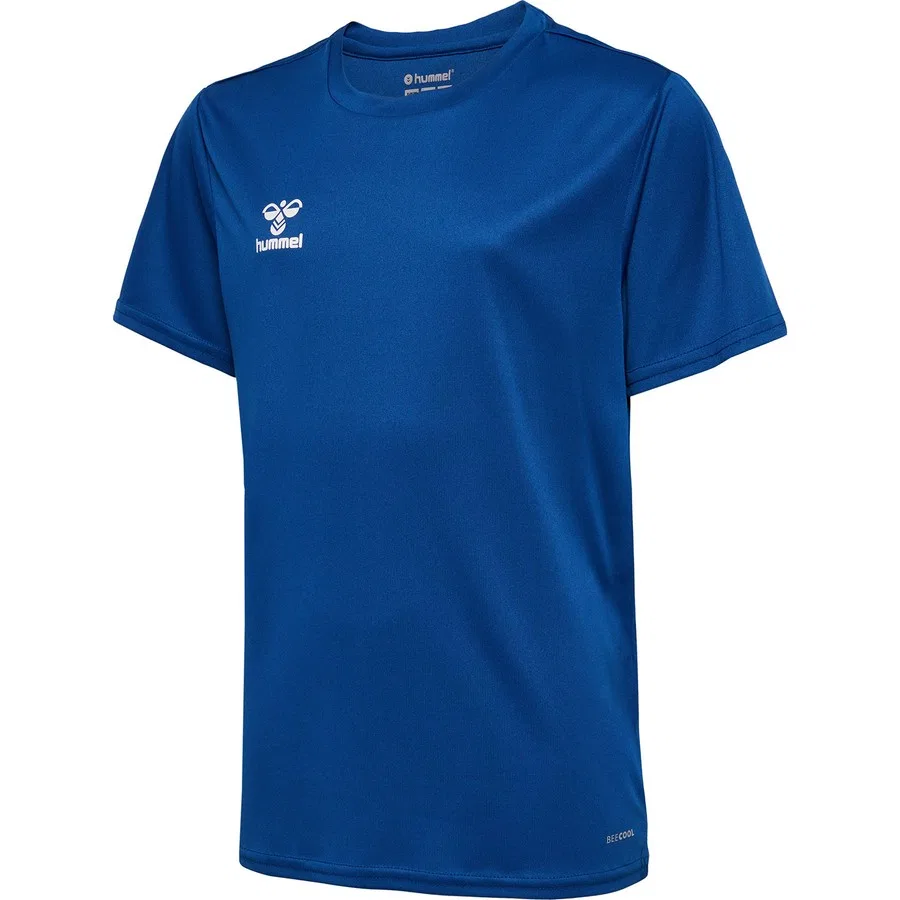 Детская футболка с коротким рукавом из интерлока Essential Jersey S/S Hummel, Синий