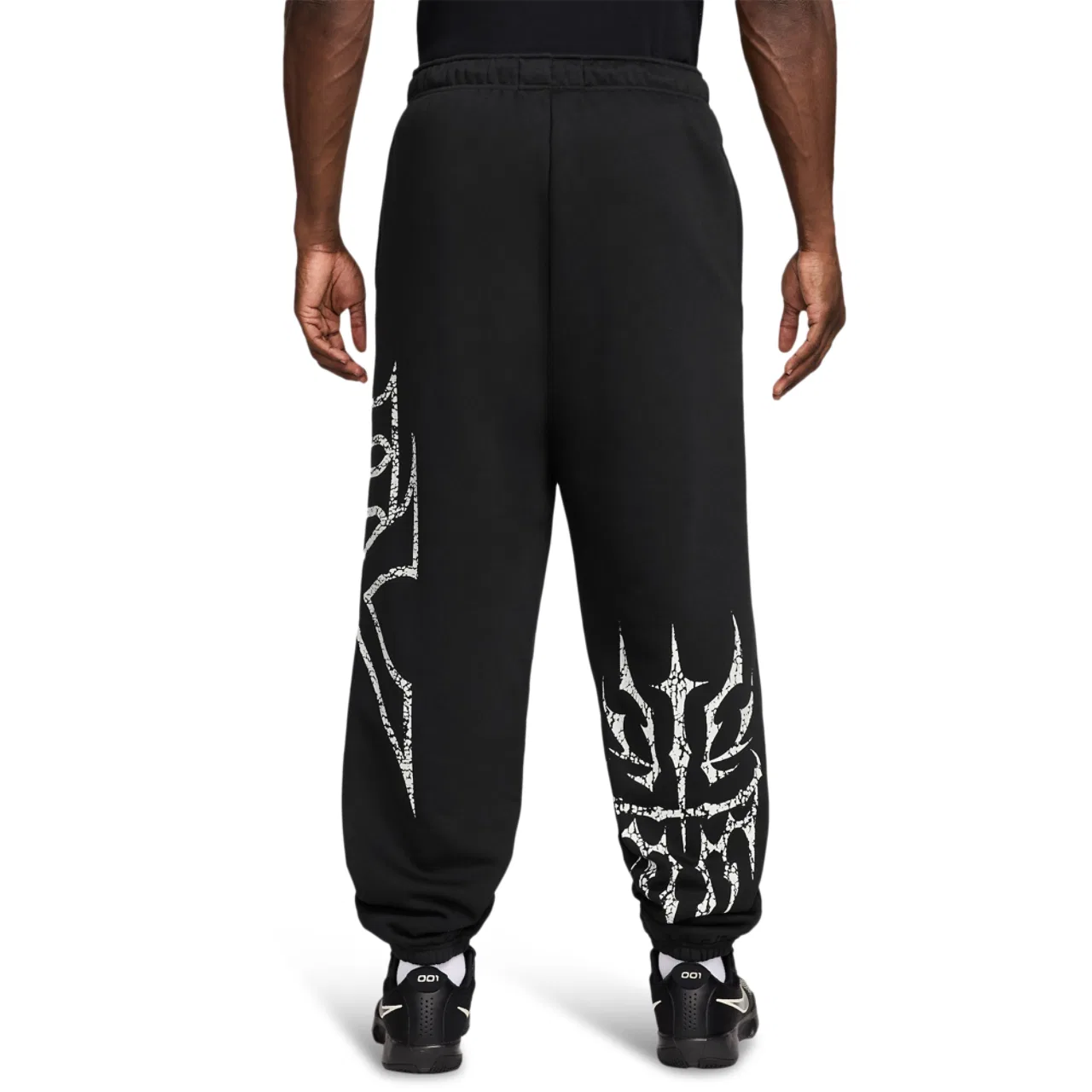 Мужские брюки из флиса Tech Fleece SI JA Nike, черный/серый — фото 2