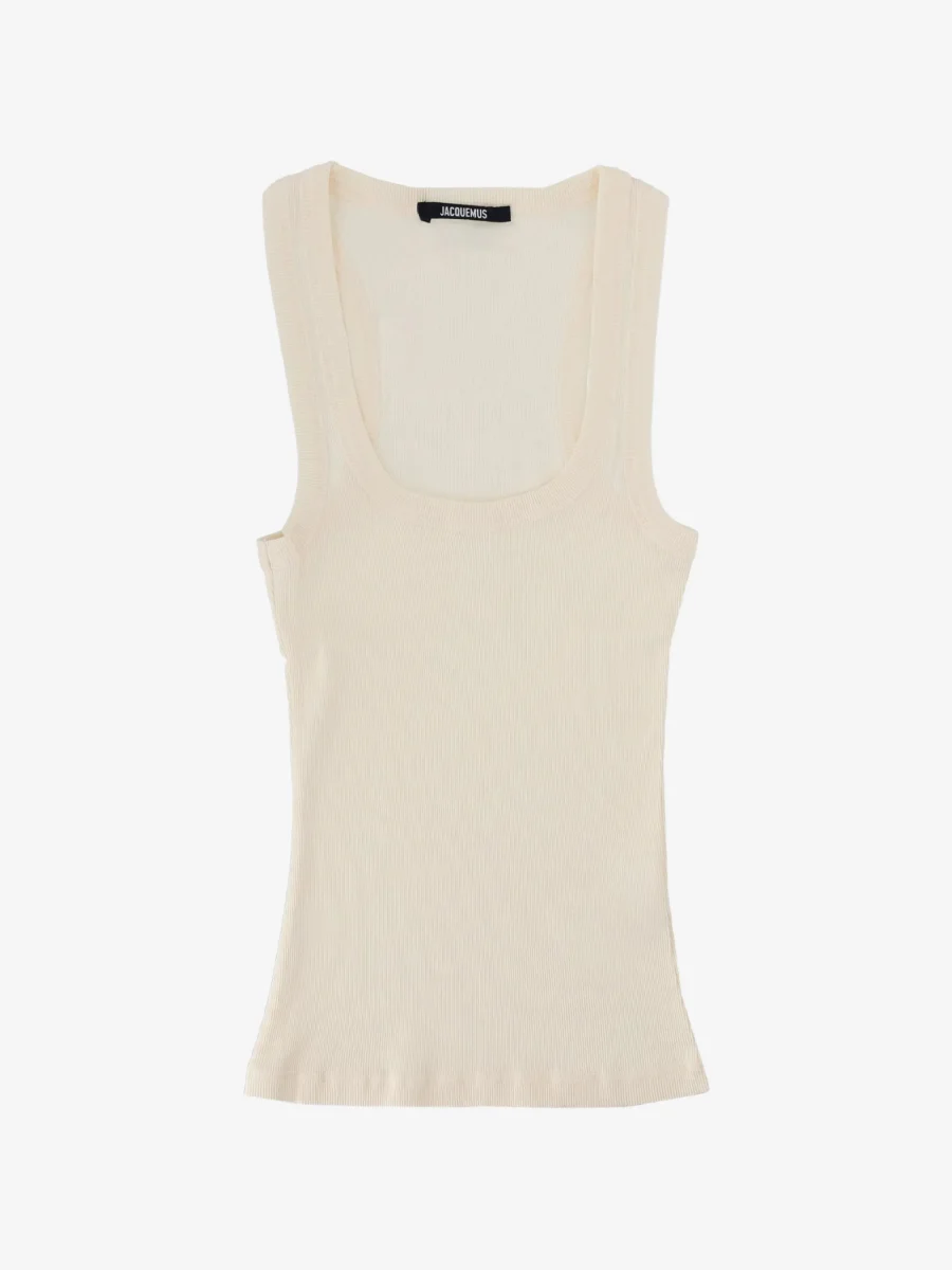 Топ Jacquemus The Gros Grain, белый
