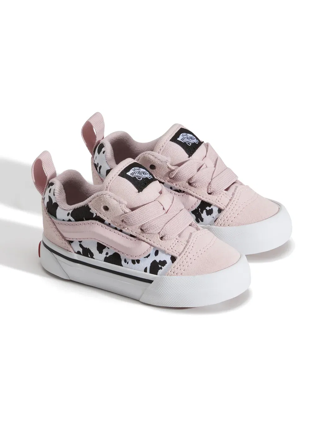Обувь Knu skool на эластичных шнурках. Унисекс - детская обувь Vans, Light Pink — фото 2