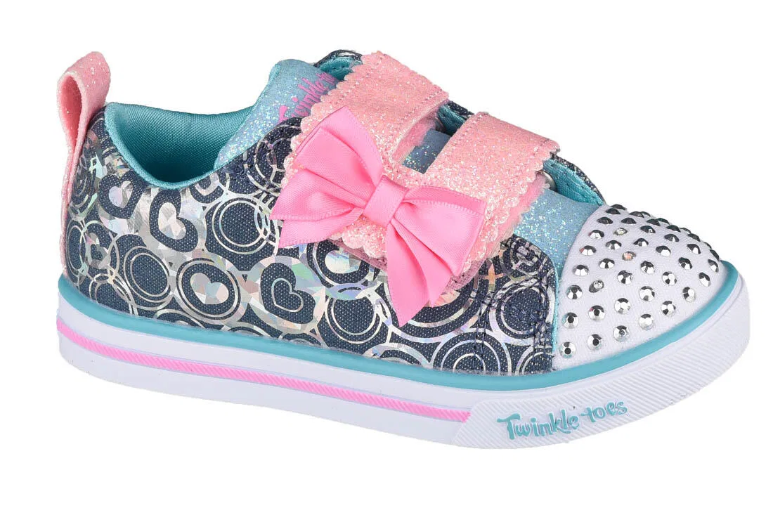 Детские спортивные кроссовки для девочек Sparkle Lite-Lil Heartsland Skechers, Grau