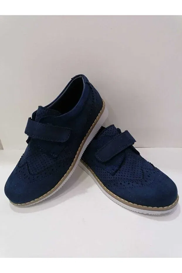 Детские оксфорды для мальчиков ортопедические Özgür Kids, Navy Blue — фото 2