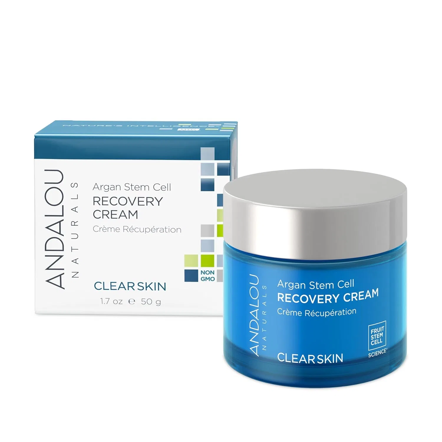 Крем для лица Andalou Naturals Argan Stem Cell Recovery Cream, 50 мл