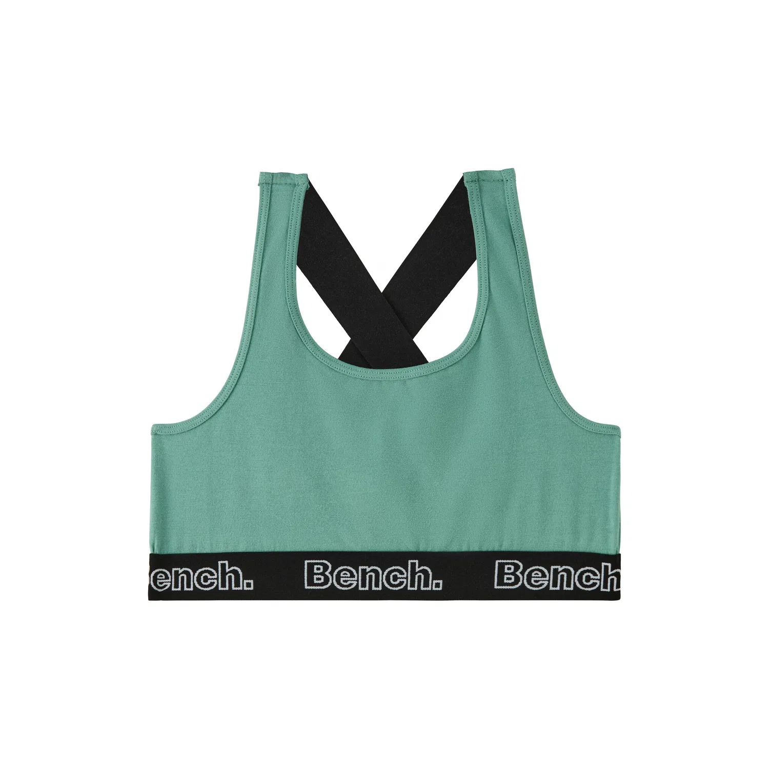 Детское бюстье с перекрещенными бретелями Bench, Blue/Green — фото 3
