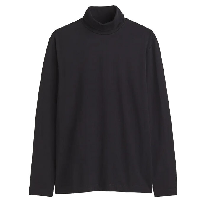 

Водолазка H&M Slim Fit Cotton, черный
