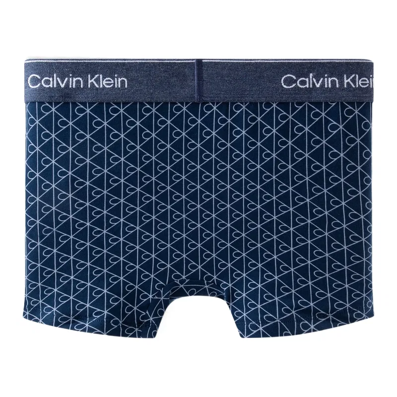 Мужские боксеры с длинным рукавом Calvin Klein, Navy Blue Island — фото 3