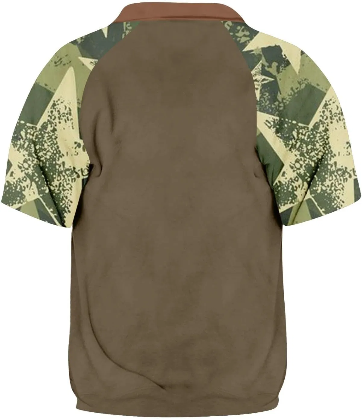 Мужская тактическая футболка с четверть-застежкой Camo, Multicolor — фото 3