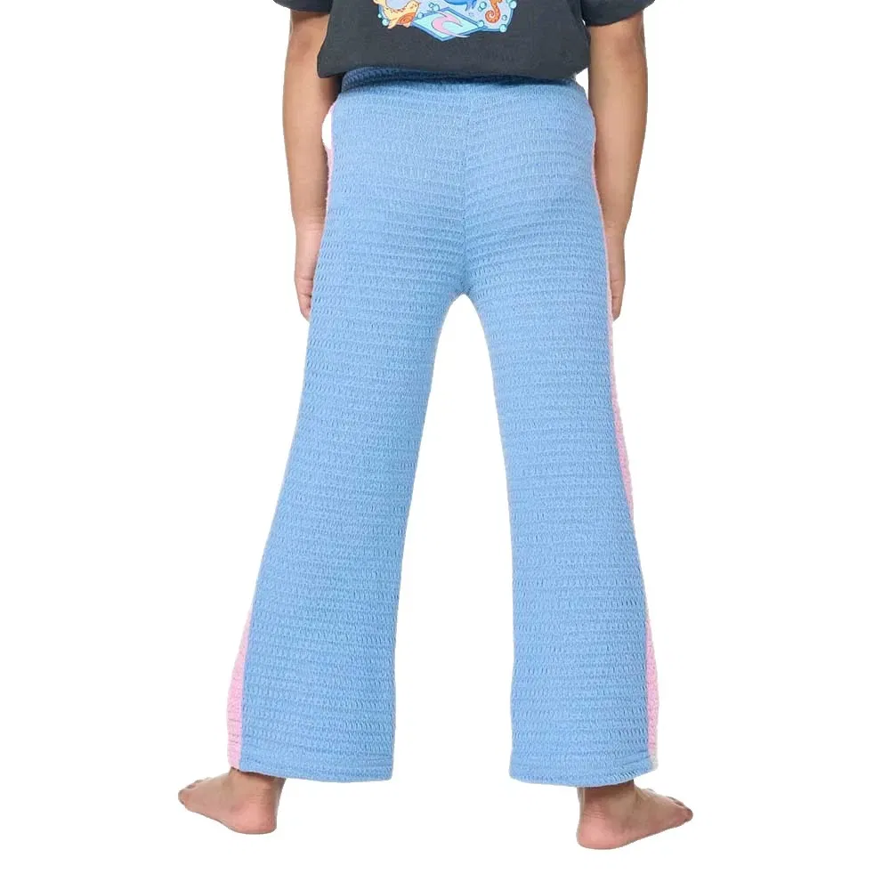 Детские спортивные штаны для девочек с принтом Surf Magic Knit Rip curl, Blue — фото 2