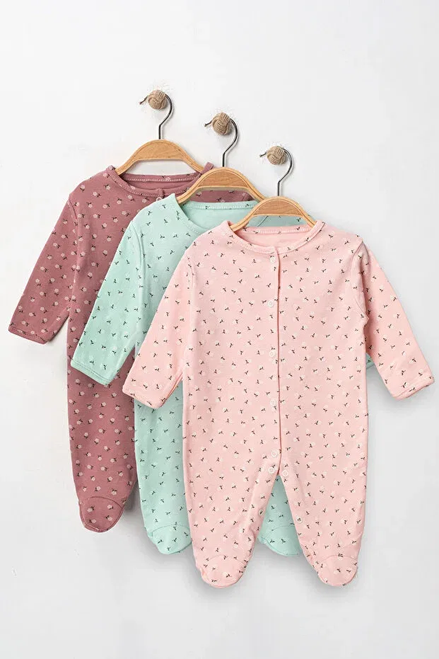 Детский комбинезон с цветочным принтом Enia Baby, Multicolor
