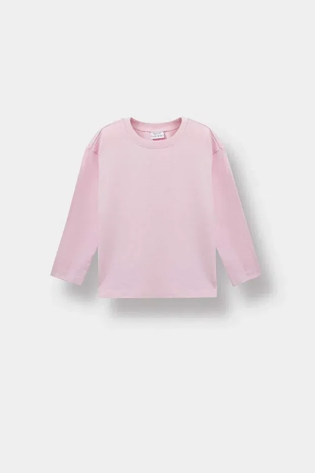 Детская футболка с длинным рукавом для девочек Defacto, Pink-Pn648