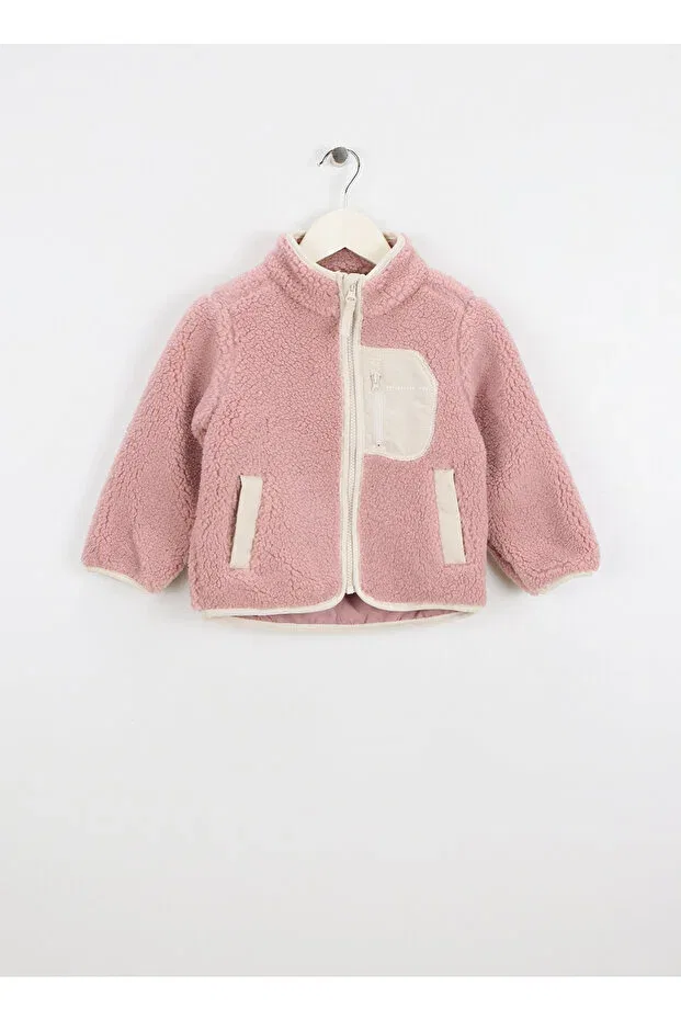Детское пальто для девочек с длинным рукавом Name It, Pink