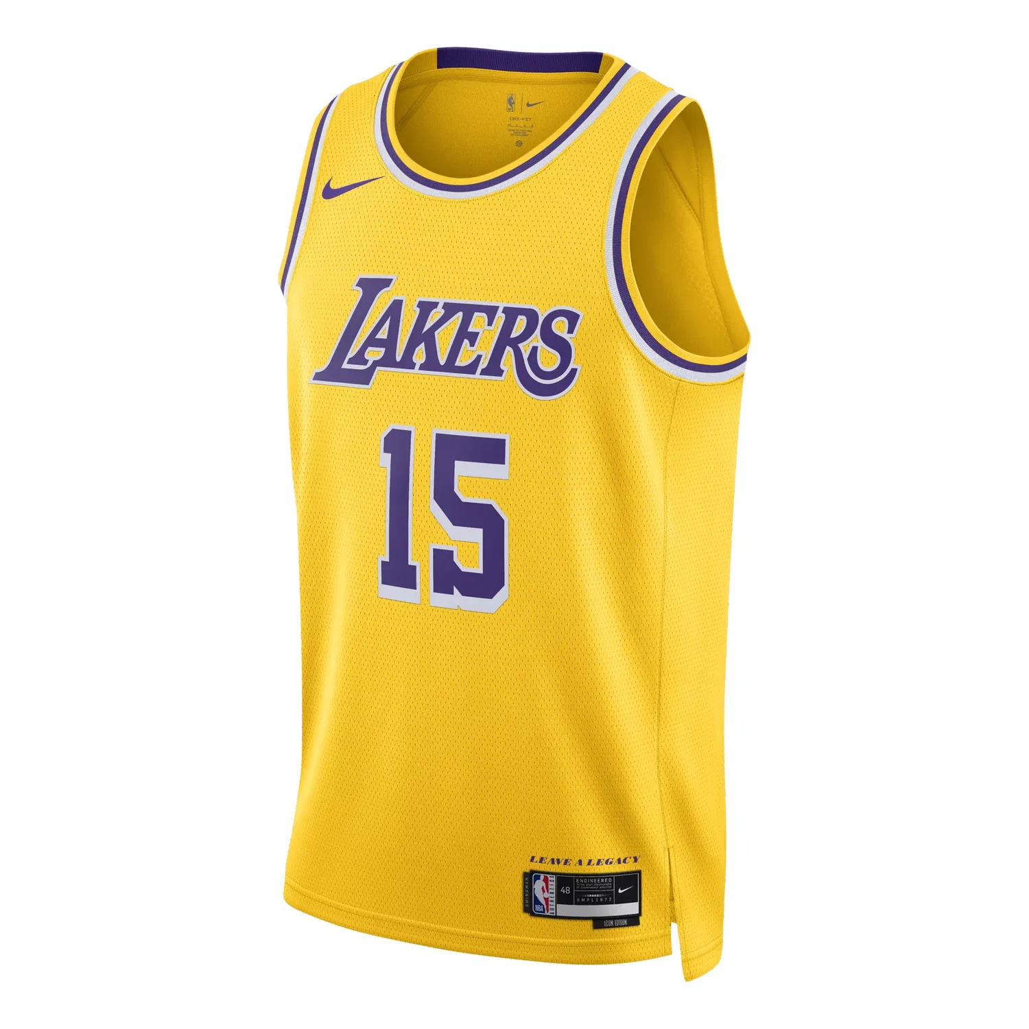 Мужская баскетбольная джерси Nike NBA Austin Reaves Los Angeles Lakers 2024/25 Icon Swingman #15, желтый