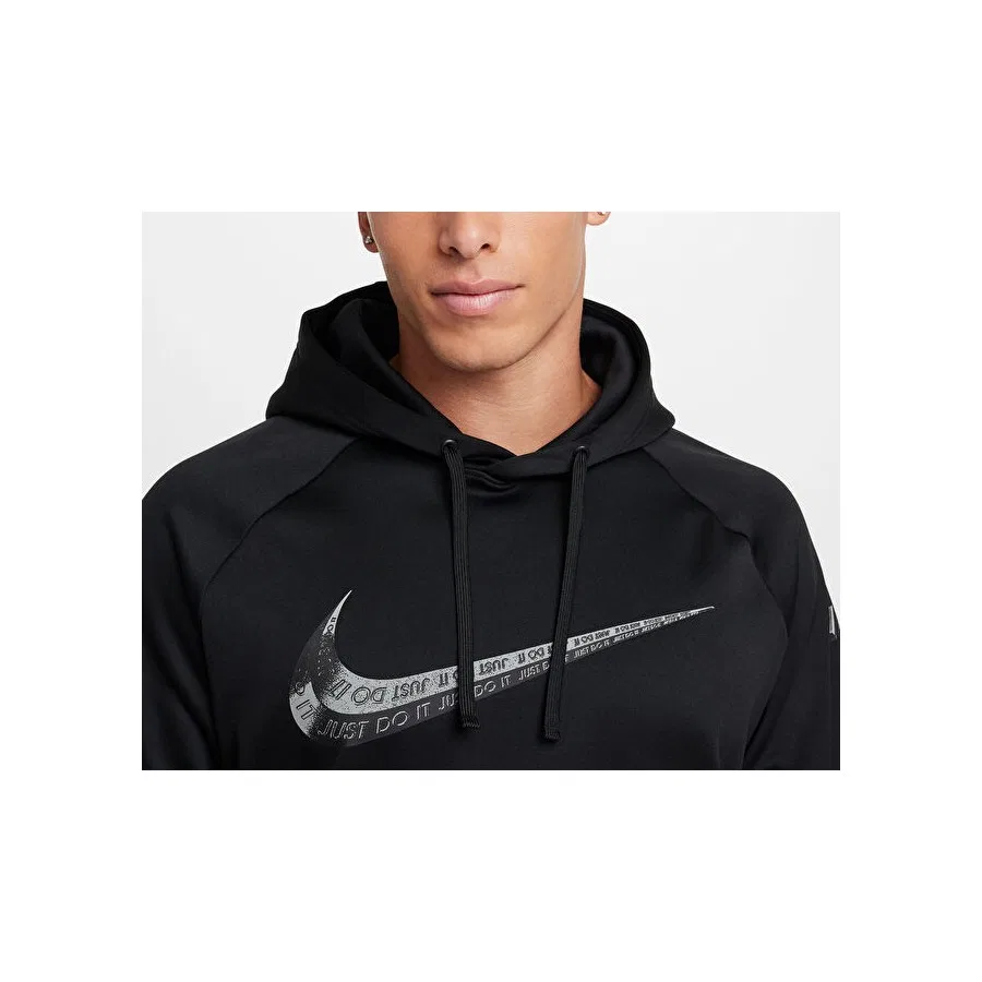 Мужской тренировочный свитшот Nike FZ1060, Черный — фото 4