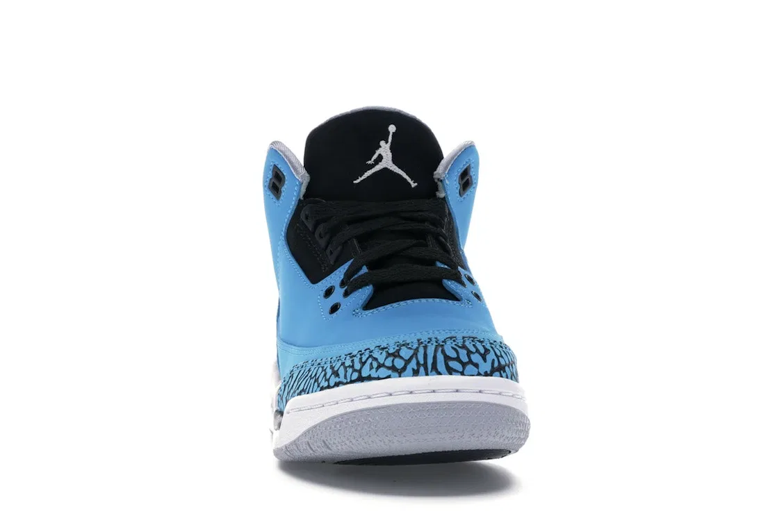 Детские кроссовки Lifestyle Jordan 3 Retro, Dark Powder Blue/Black-Wolf Grey-White — фото 2