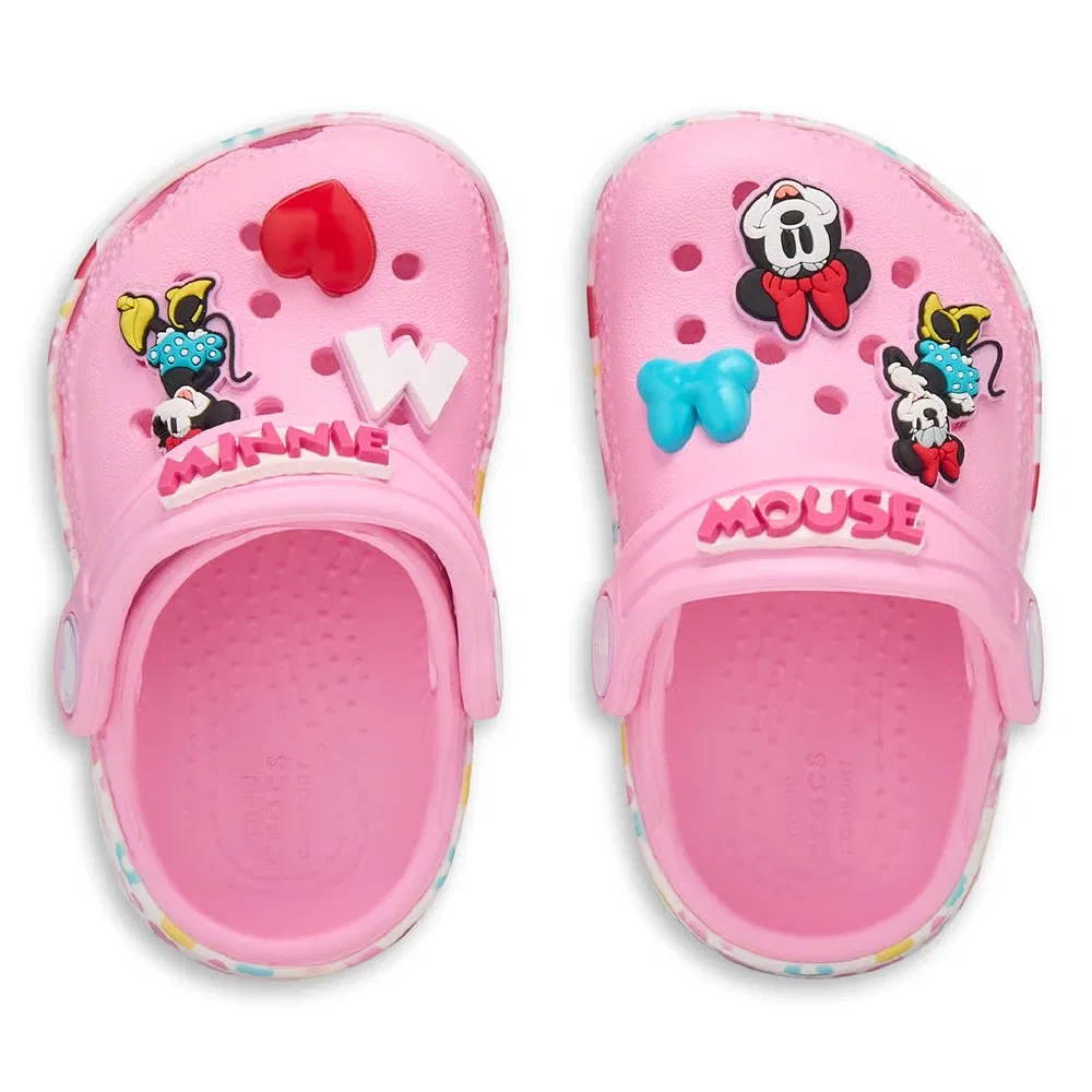 Детские классические сабо Minnie Mouse Crocs, Pink Minnie Multi — фото 4