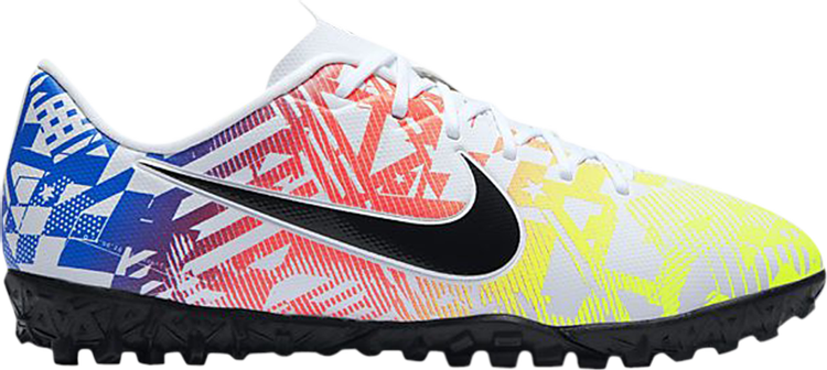 Бутсы Nike Neymar Jr. x Mercurial Vapor 13 Academy TF Jr. 'Jogo Prismatico', белый - фото